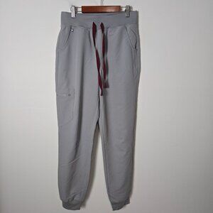 Figs Technical Women's Size S Zamora Jogger Medical Scrub Pants In Cement Gray
